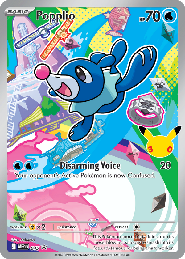 Popplio Mega Evolution Promos SET-045