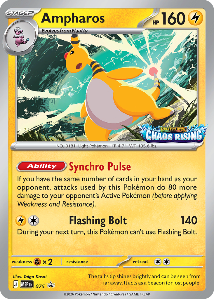 Ampharos Mega Evolution Promos SET-075