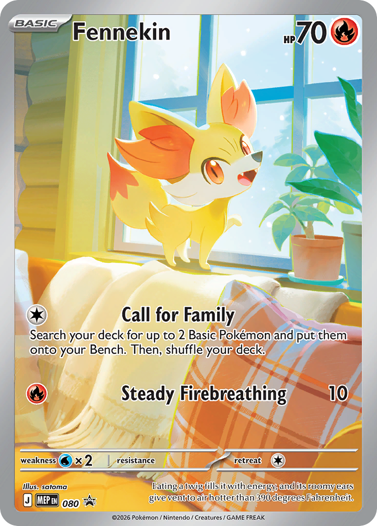 Fennekin Mega Evolution Promos SET-080
