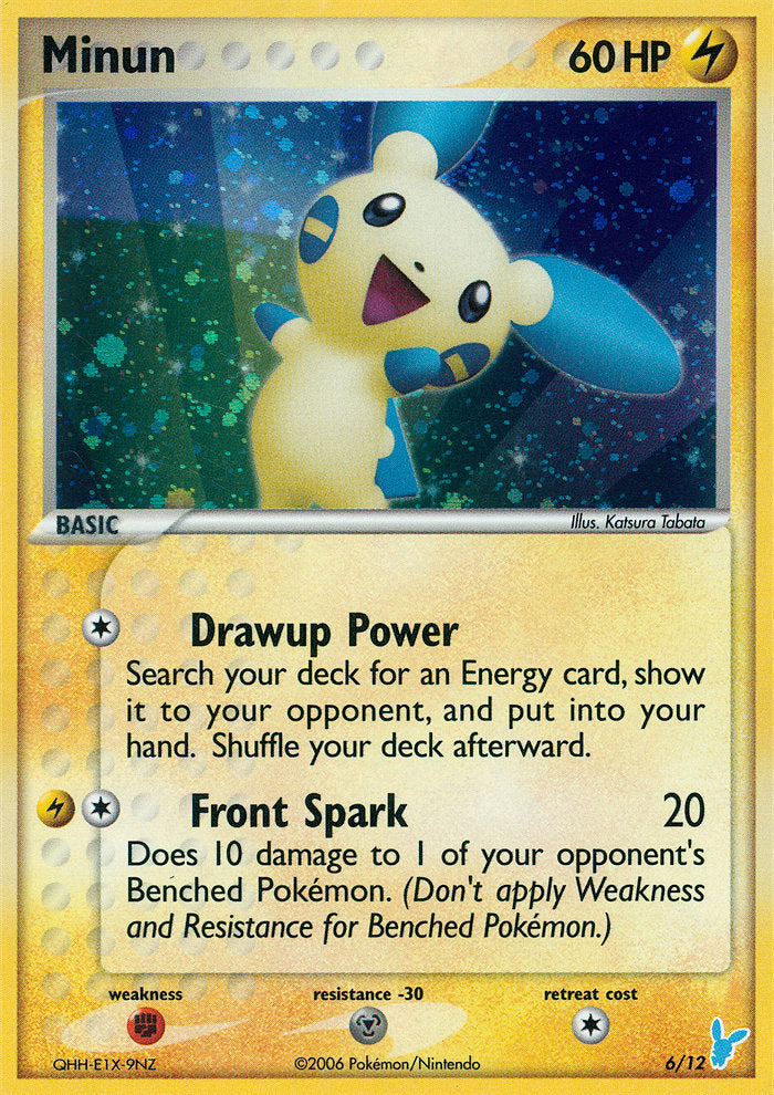 Minun EX Trainer Kit—Minun SET-6