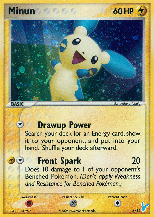 Minun EX Trainer Kit—Minun SET-6