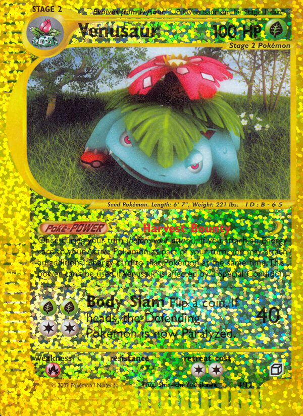 Venusaur Box Topper SET-4
