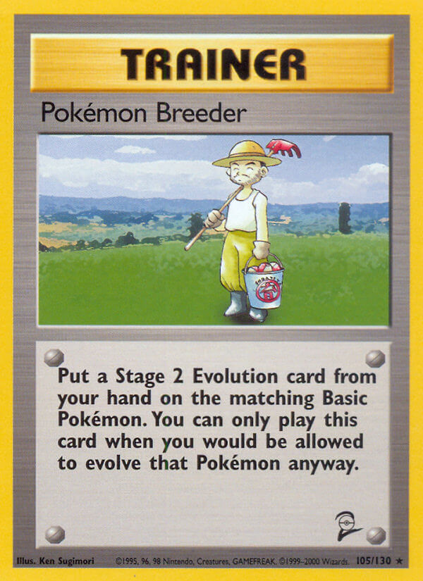 Pokémon Breeder Base Set 2 SET-105