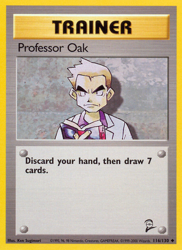 Professor Oak Base Set 2 SET-116