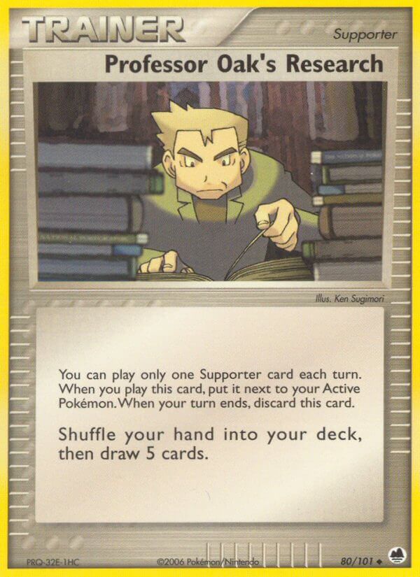 Professor Oak’s Research Dragon Frontiers SET-80
