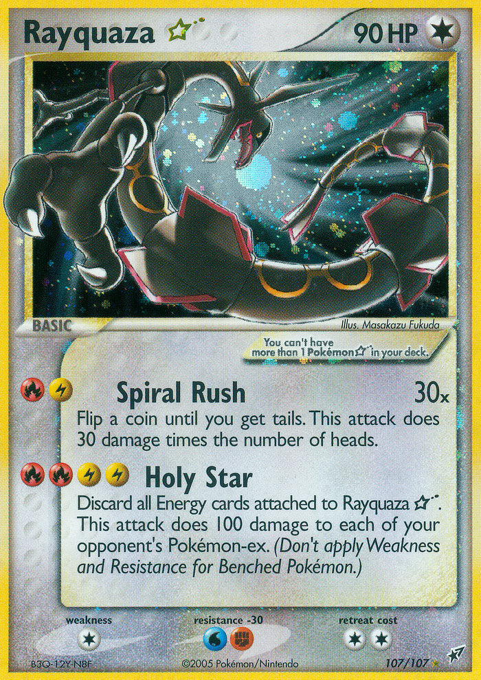 Rayquaza Star Deoxys SET-107