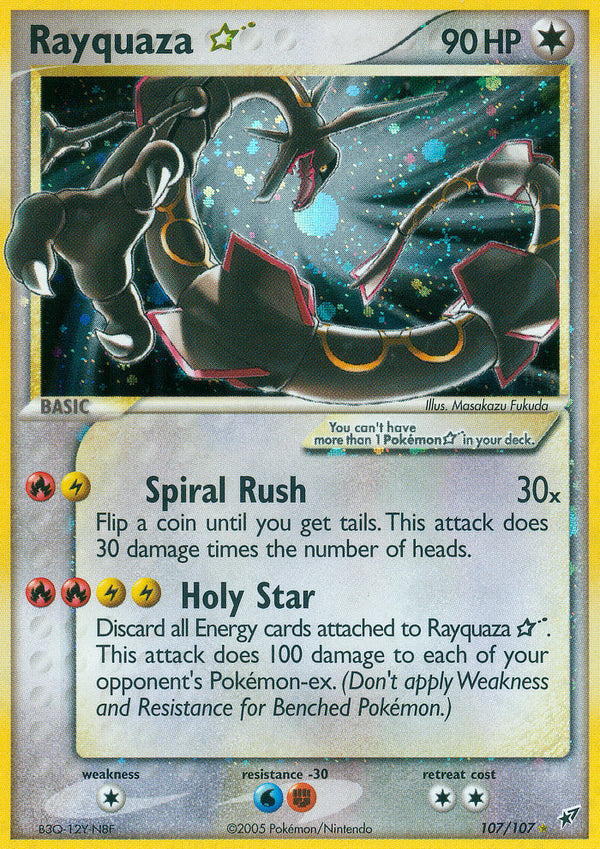 Rayquaza Star Deoxys SET-107