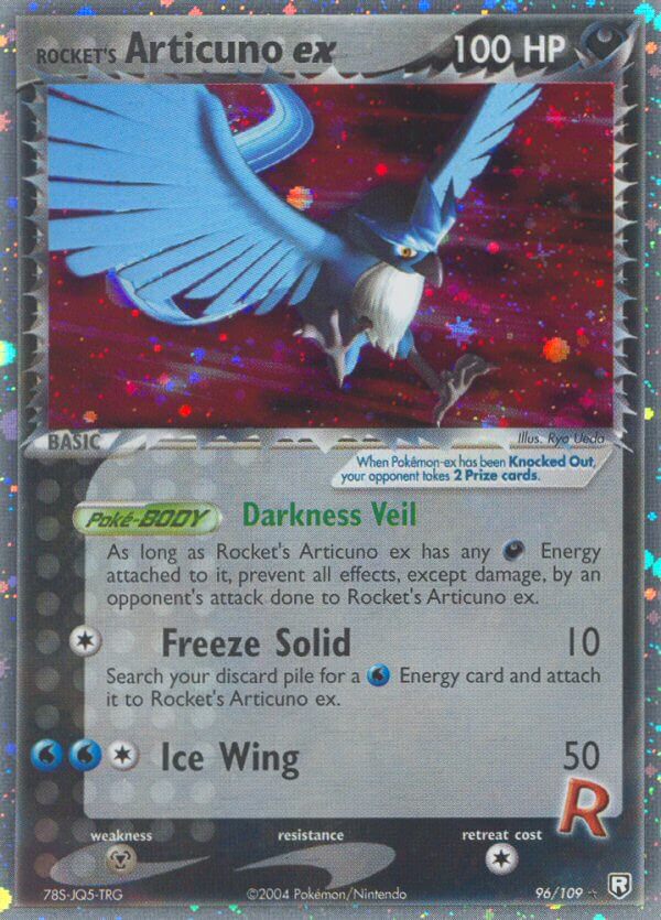 Rocket’s Articuno ex Team Rocket Returns SET-96