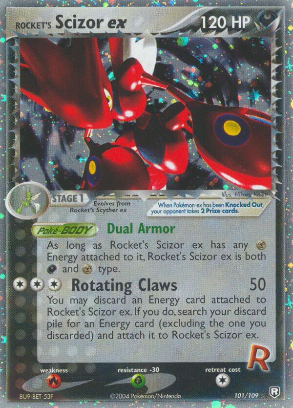 Rocket’s Scizor ex Team Rocket Returns SET-101