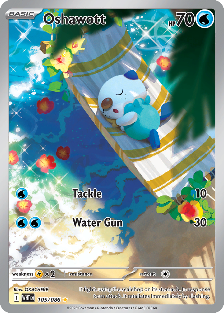 Oshawott White Flare SET-105