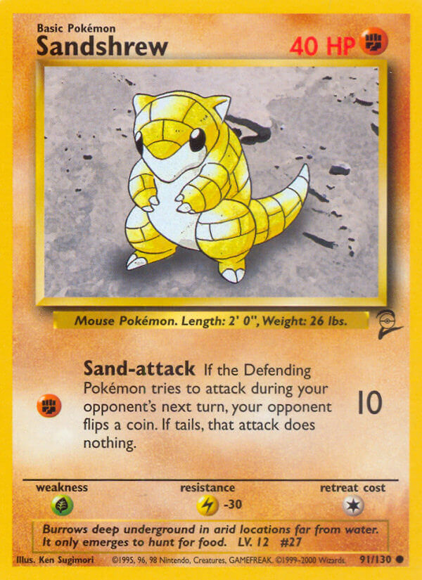 Sandshrew Base Set 2 SET-91