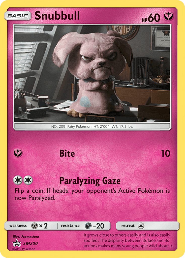 Snubbull Sun & Moon Promos SET-SM200