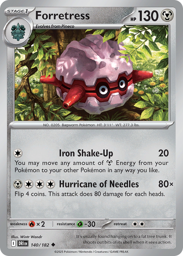 Forretress Destined Rivals SET-140
