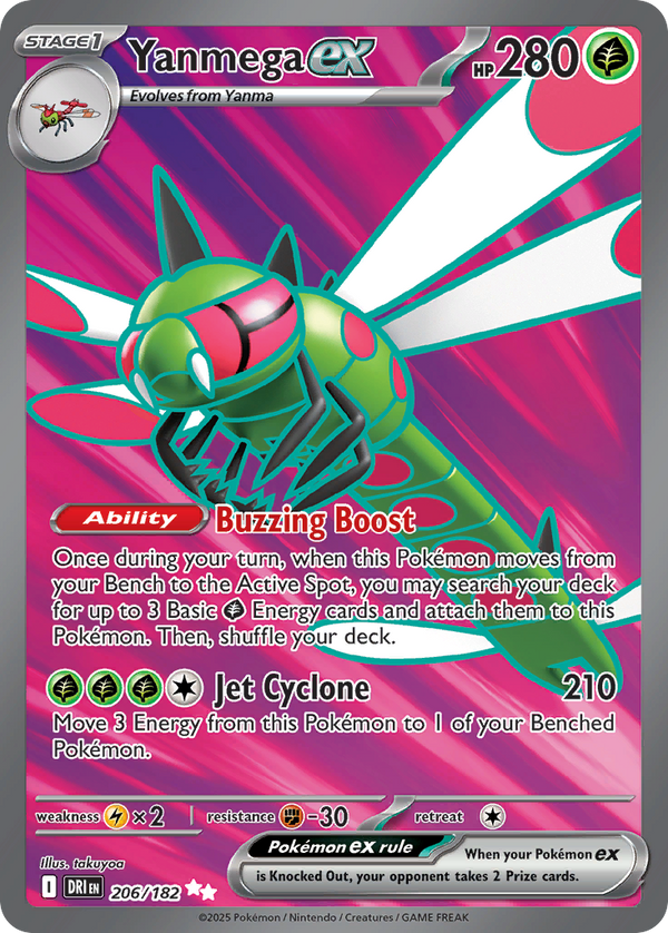 Yanmega ex Destined Rivals SET-206
