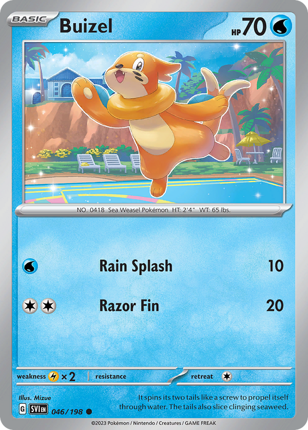 Buizel Scarlet & Violet SET-046