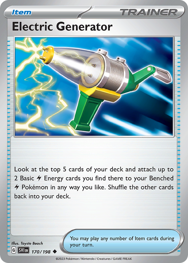 Electric Generator Scarlet & Violet SET-170