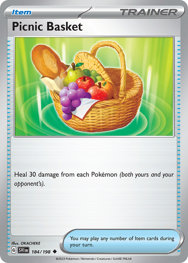 Picnic Basket Scarlet & Violet SET-184
