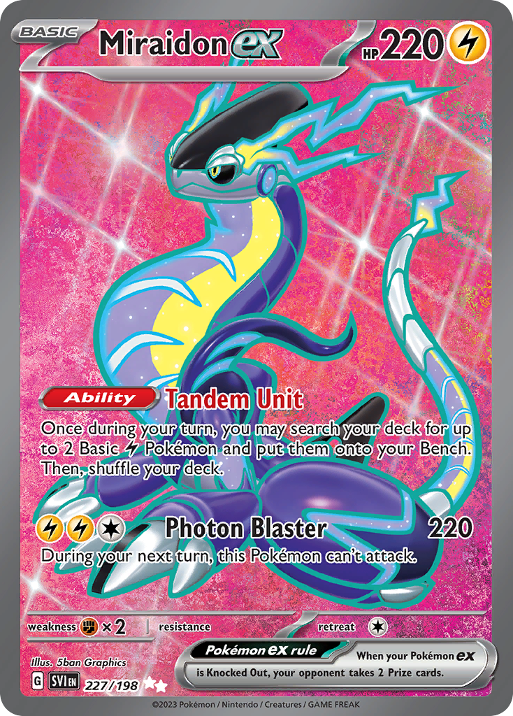 Miraidon ex Scarlet & Violet SET-227