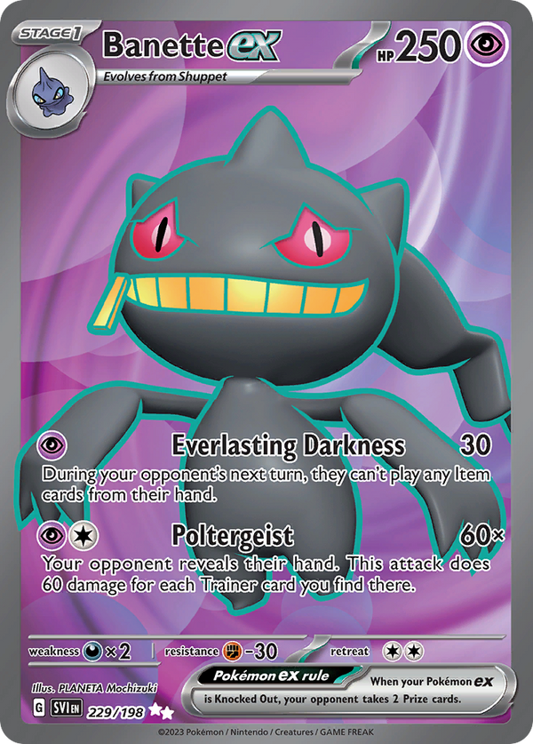 Banette ex Scarlet & Violet SET-229