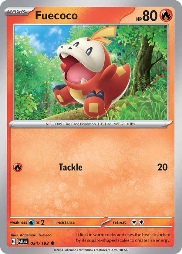 Fuecoco Paldea Evolved SET-034