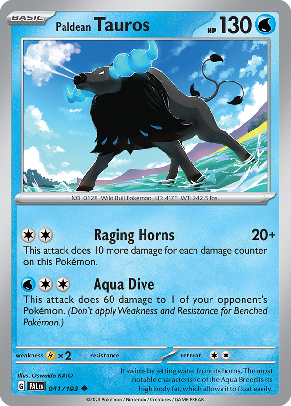 Paldean Tauros Paldea Evolved SET-041