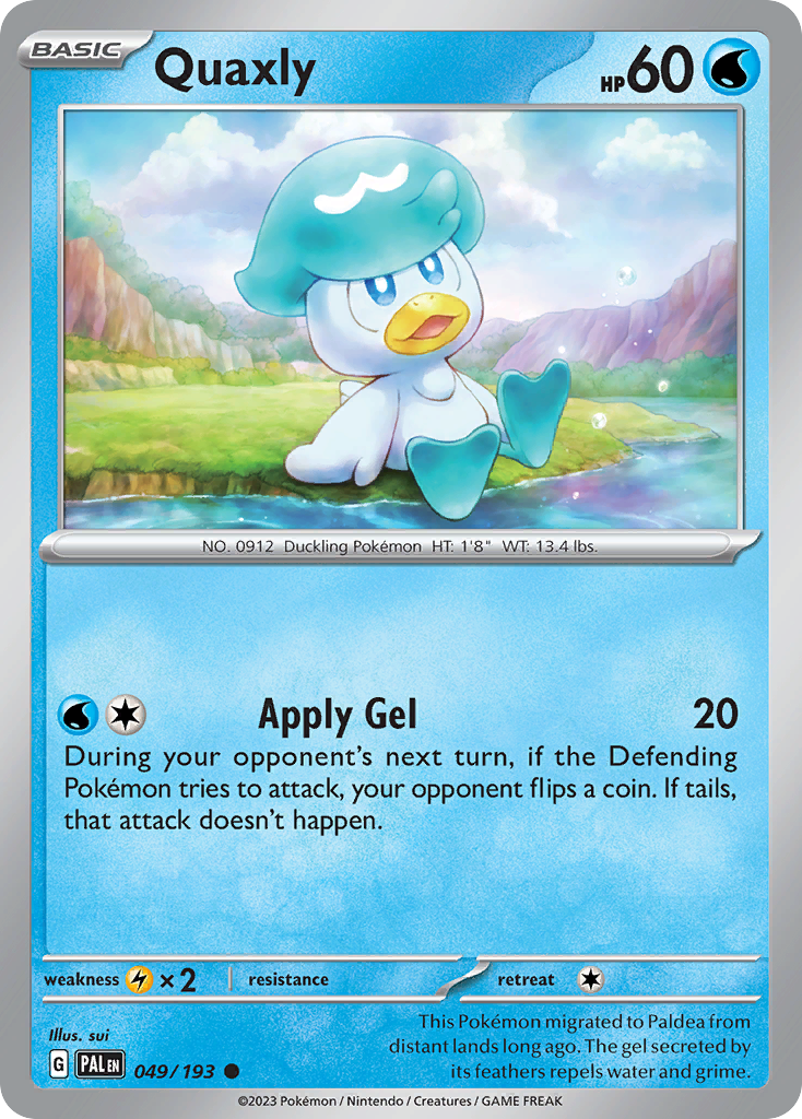 Quaxly Paldea Evolved SET-049
