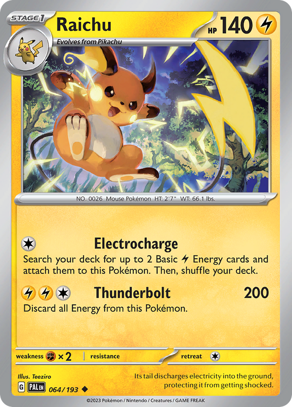Raichu Paldea Evolved SET-064