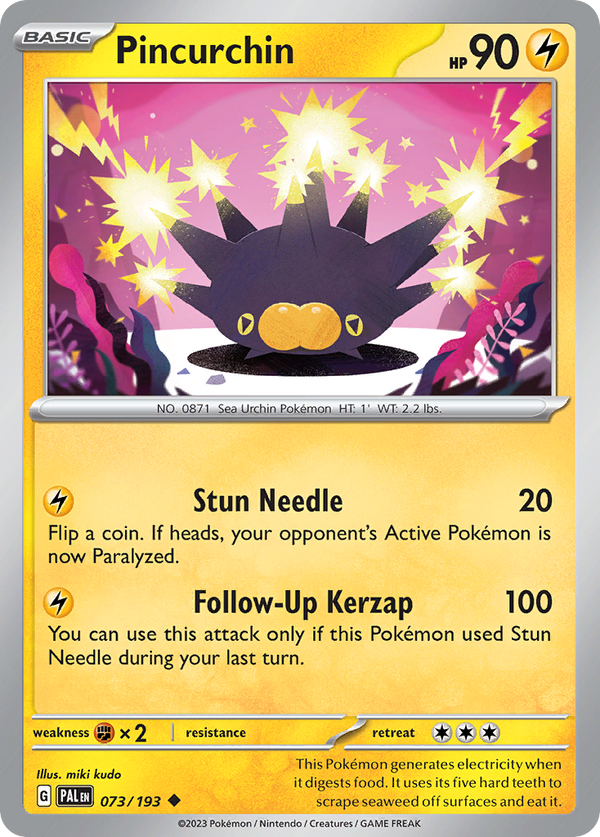 Pincurchin Paldea Evolved SET-073