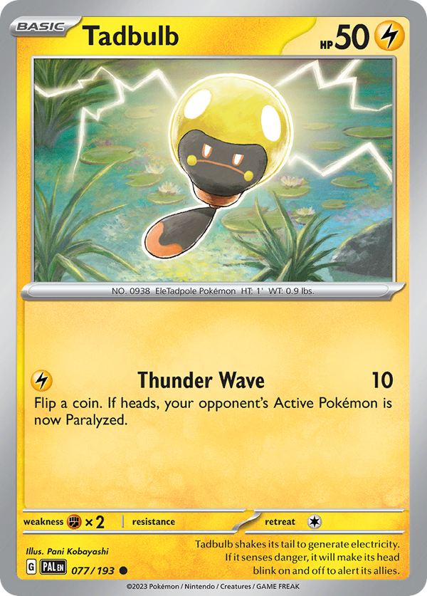 Tadbulb Paldea Evolved SET-077