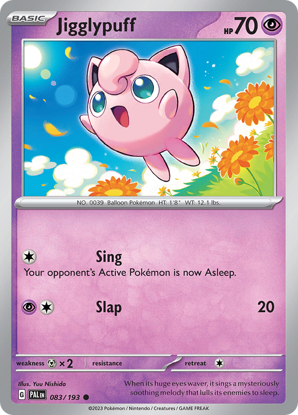 Jigglypuff Paldea Evolved SET-083
