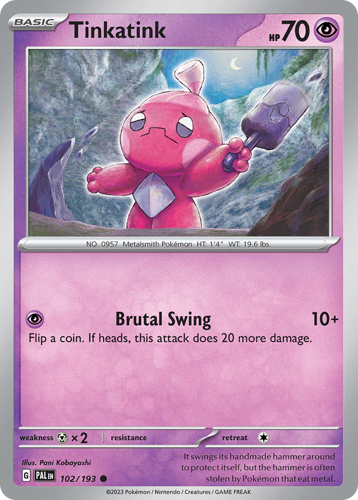 Tinkatink Paldea Evolved SET-102