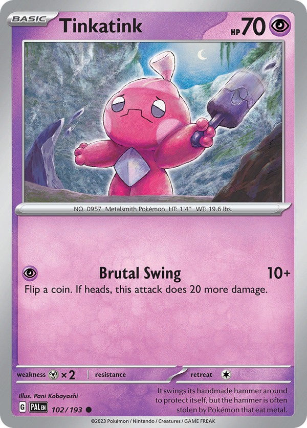 Tinkatink Paldea Evolved SET-102