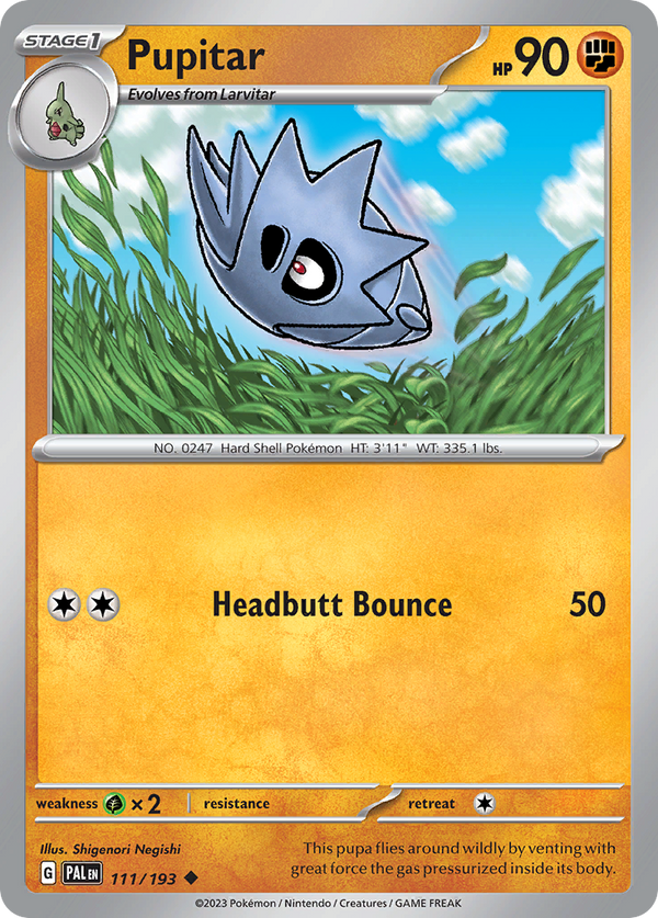 Pupitar Paldea Evolved SET-111