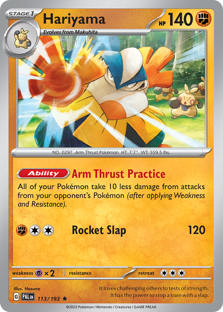 Hariyama Paldea Evolved SET-113
