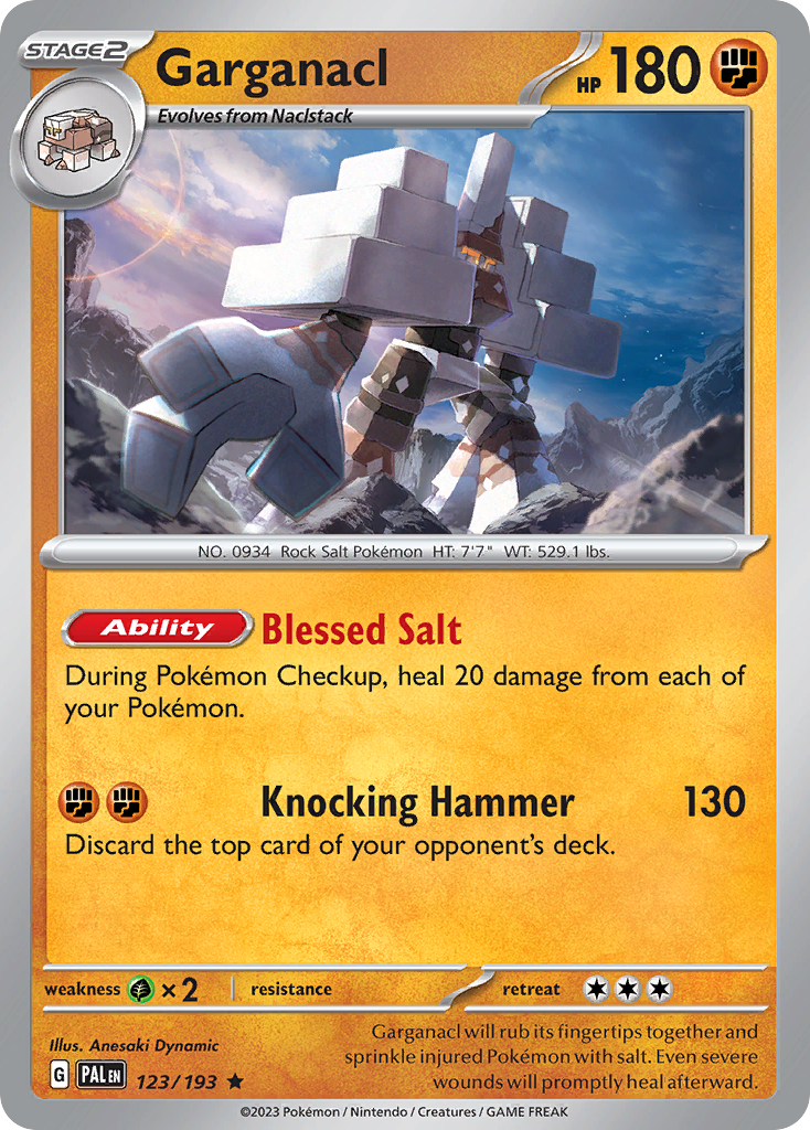 Garganacl Paldea Evolved SET-123
