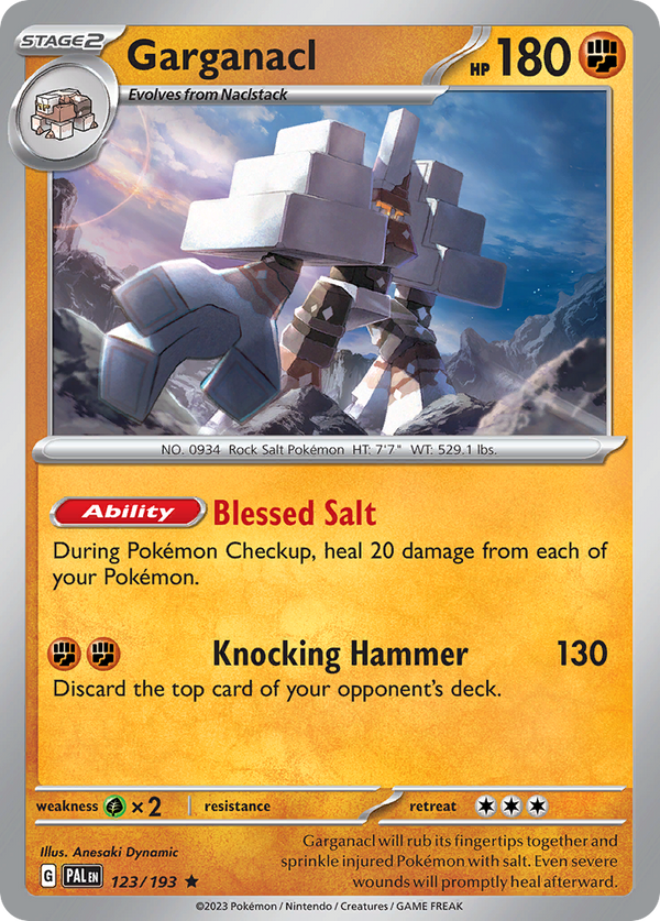 Garganacl Paldea Evolved SET-123