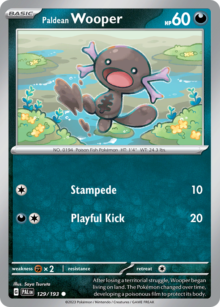 Paldean Wooper Paldea Evolved SET-129