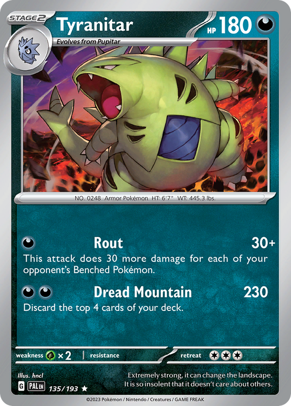 Tyranitar Paldea Evolved SET-135