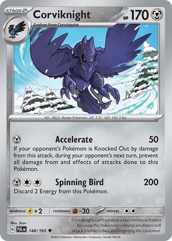 Corviknight Paldea Evolved SET-148