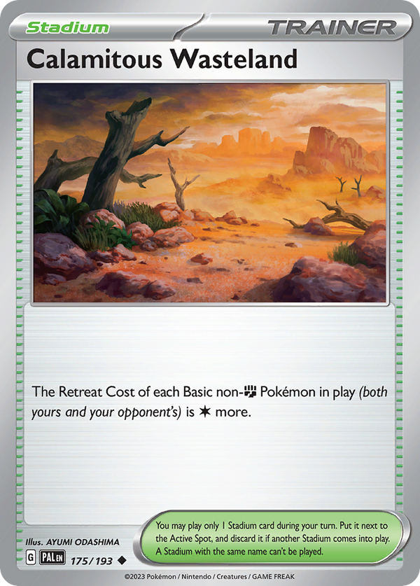 Calamitous Wasteland Paldea Evolved SET-175