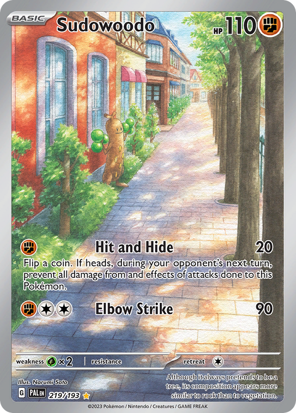 Sudowoodo Paldea Evolved SET-219