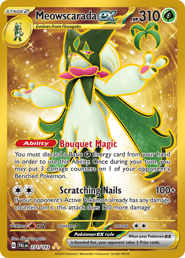 Meowscarada ex Paldea Evolved SET-271