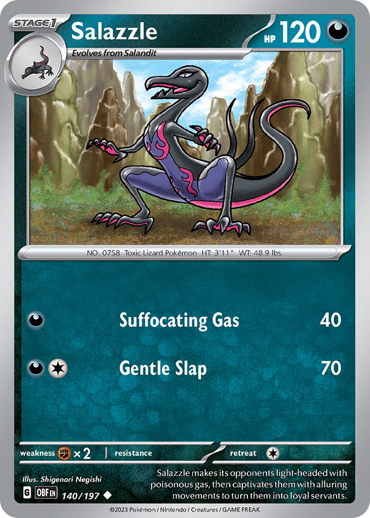 Salazzle Obsidian Flames SET-140