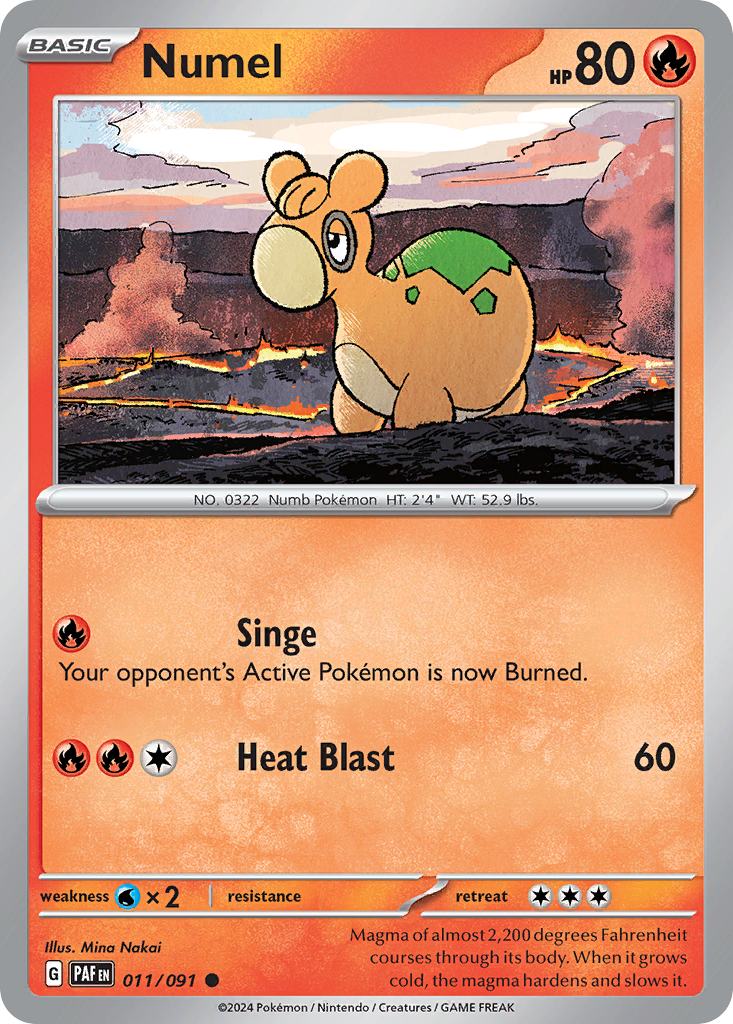 Numel Paldean Fates SET-011