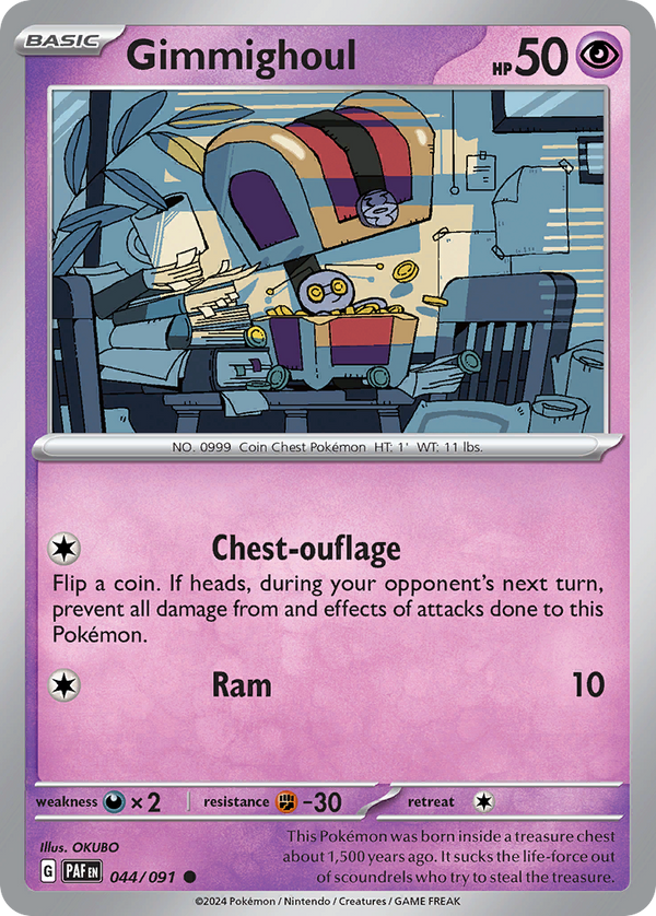 Gimmighoul Paldean Fates SET-044