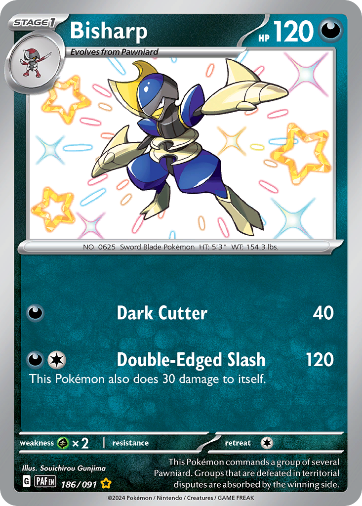 Bisharp Paldean Fates SET-186
