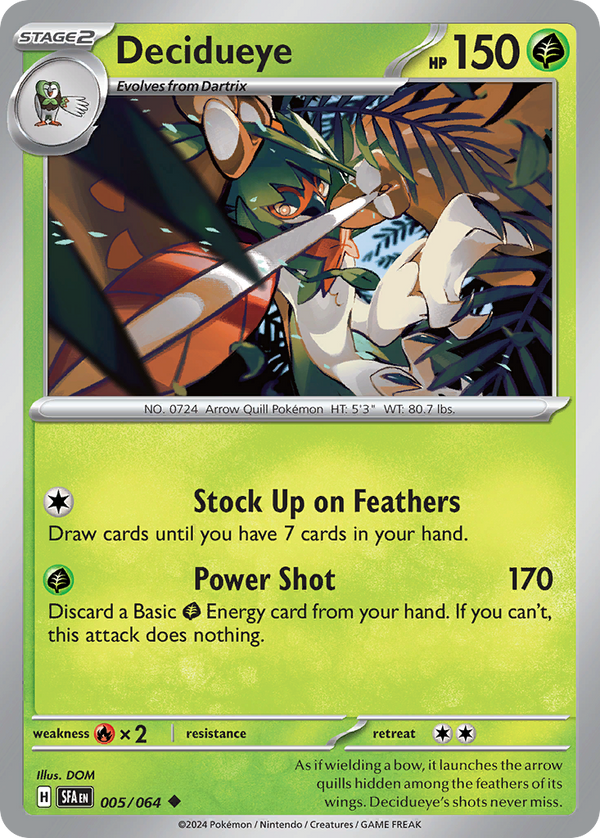 Decidueye Shrouded Fable SET-005
