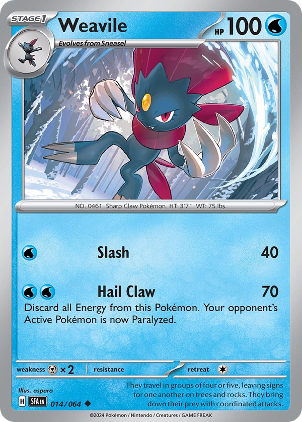 Weavile Shrouded Fable SET-014