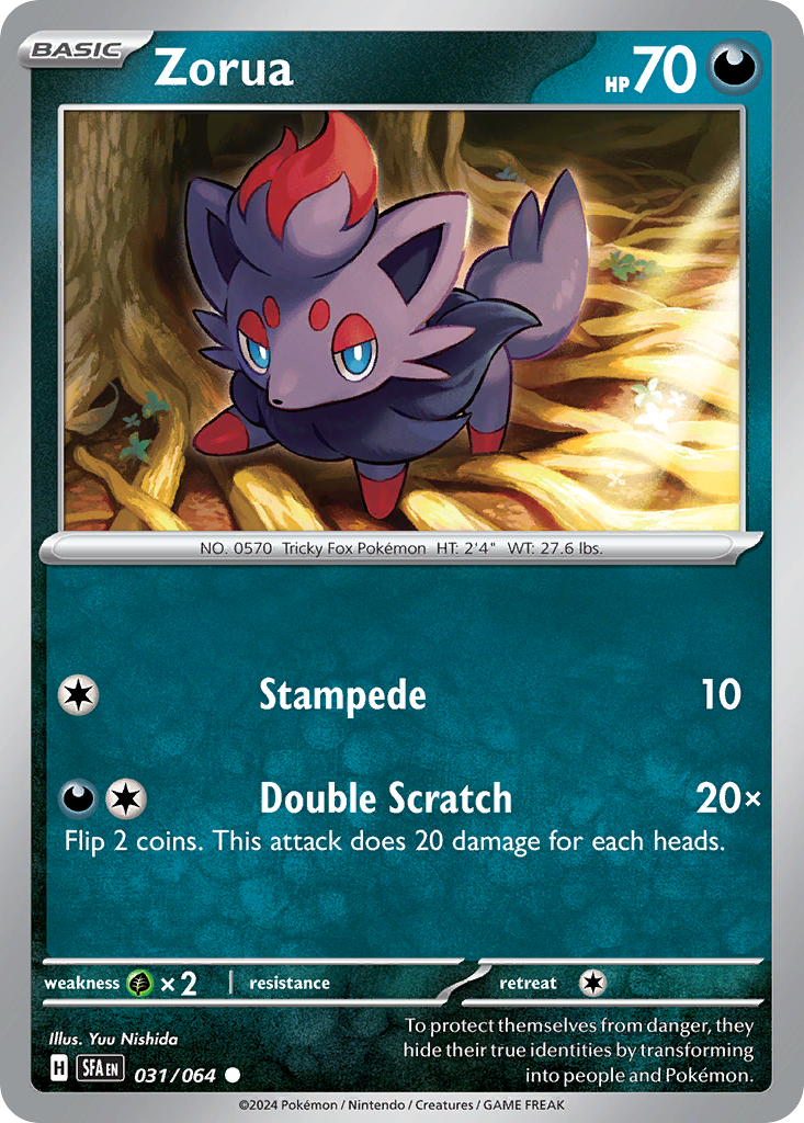 Zorua Shrouded Fable SET-031