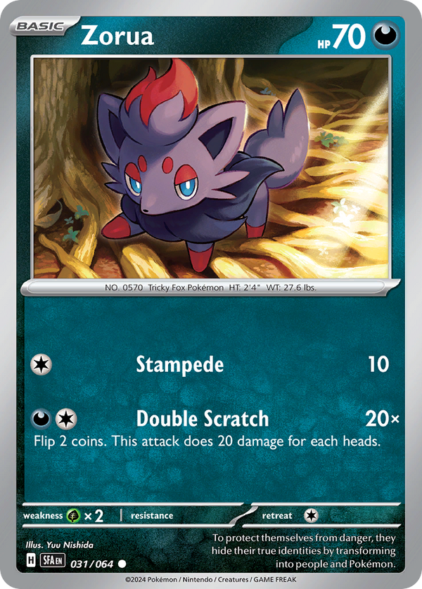 Zorua Shrouded Fable SET-031
